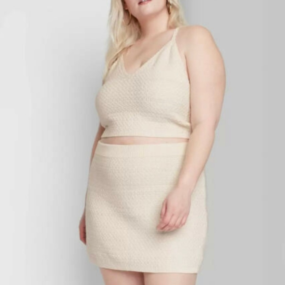 WILD FABLE | Mini Sweater Knit Bodycon Skirt